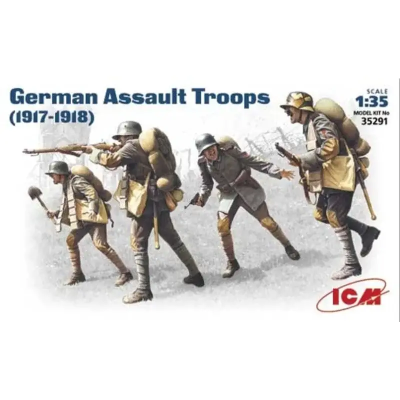 WWI German Assault Infantry 1917-1918 Figuren Snelle Levering