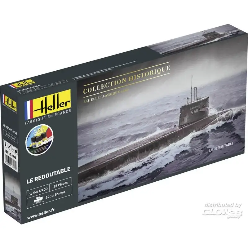 Weekendaanbieding STARTER KIT U-Boot S / M Redoutable Schaalmodel