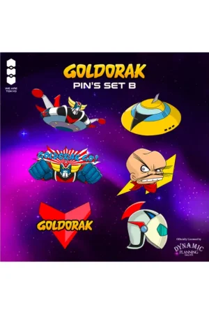Finale Uitverkoop Goldorak (Grendizer) Mystery Box Pins Set B 5cm Asst 6pcs