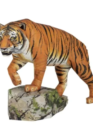 MetalEarth Animals: BENGAL TIGER 13x3.8x7.8cm Schaalmodel Seizoensaanbieding
