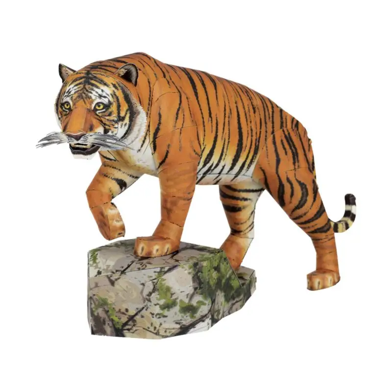 MetalEarth Animals: BENGAL TIGER 13x3.8x7.8cm Schaalmodel Seizoensaanbieding