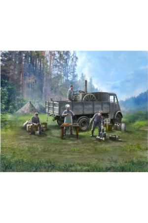 Weekendaanbieding Icm 35421 ahn gulaschkanone model with cooks 1/35 Schaalmodel