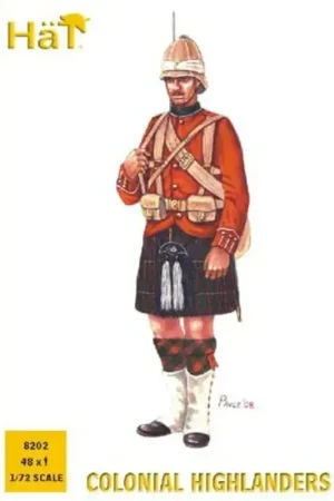 Betaalbaar Colonial Wars Highlanders x 48 figures per box Figuren