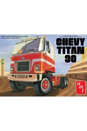 Alleen Vandaag 1:25 Chevy Titan 90 kunststof vrachtwagenmodel Bouwmodell