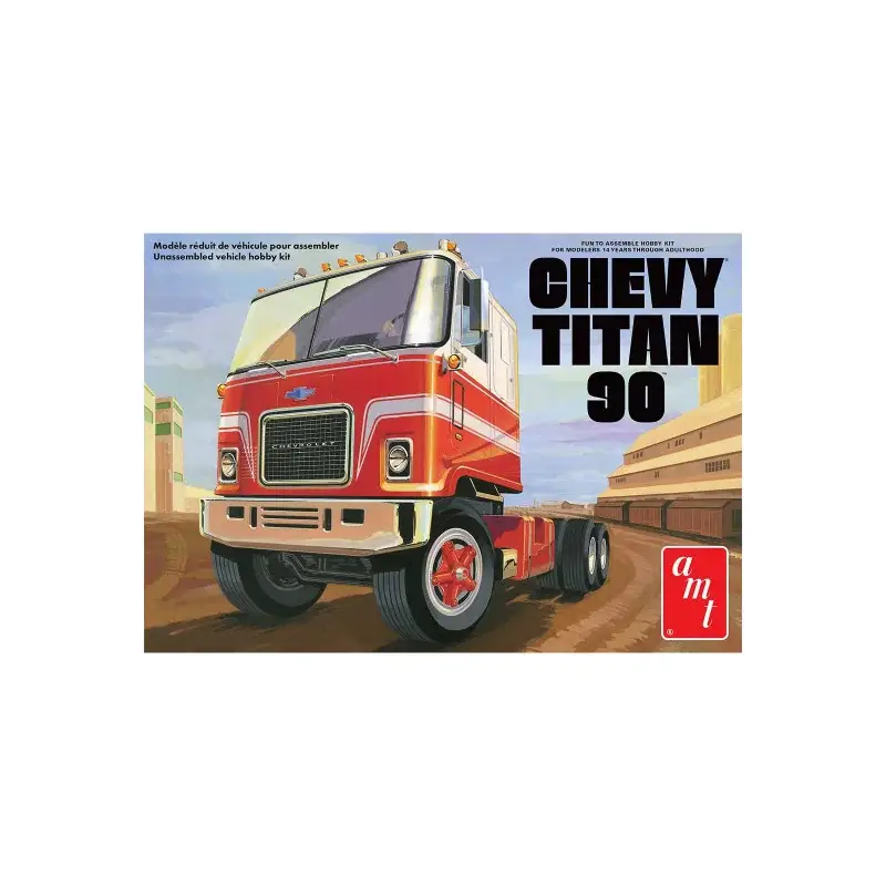 Alleen Vandaag 1:25 Chevy Titan 90 kunststof vrachtwagenmodel Bouwmodell
