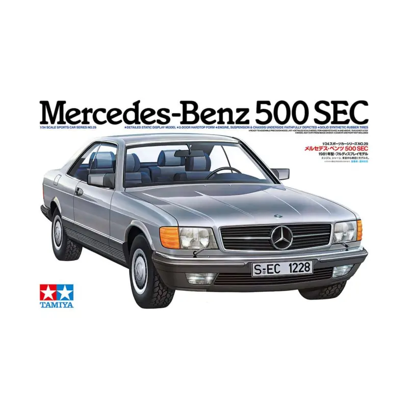 Mercedes-Benz 500 SEC Schaalmodel Tijdelijk Beschikbaar