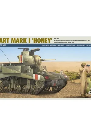 M3 STUART Mk I ´HONEY´ light tank Schaalmodel Merkproduct