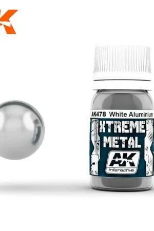 Snelle Levering Xtreme metaal wit aluminium 30ml Acrylverf
