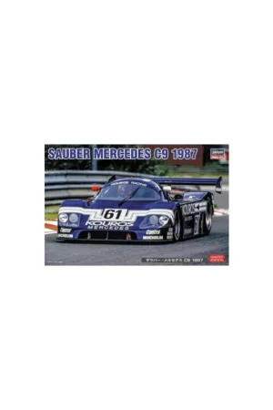 Tijdelijk Beschikbaar 1:24 scale plastic model of a Sauber Mercedes C9 1987 Schaalmodel