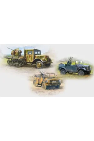 Dagaanbieding Icm ds3526 model self-propelled aa guns of the wehrmacht2800 1/35 Schaalmodel