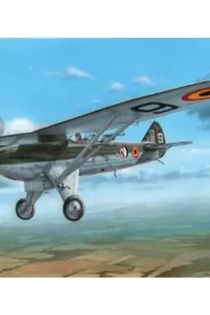 Hoge Kwaliteit Renard R-31 Belgisch observatievliegtuig gebruikt in de Tweede Wereldoorlog.Decals voor 3 vlakken: N12 9 ème escadrille Blue Si