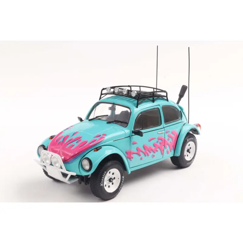 Direct Verzonden Volkswagen beetle all road miami green 1976 1/18 Miniatuur