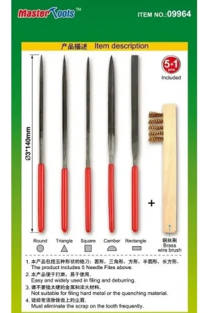Diverse Naald File Set - φ3x140mm Hoge Kwaliteit