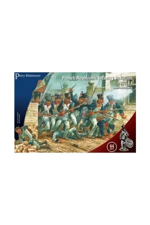 Dagaanbieding Perry Miniatures - Frans Napoleontisch infanteriebataljon 1807-1814 Figuren