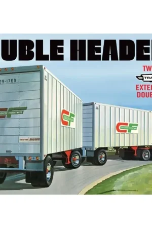 Veilige Betaling Tandem Van Trailers met dubbele kop Bouwmodell