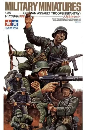 Laatste Versie 8 German Assault Troops Figuren