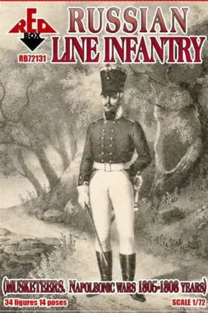 Veilige Betaling Napoleonic Russian Line Infantry (Musketeers) 1805-1808 Figuren