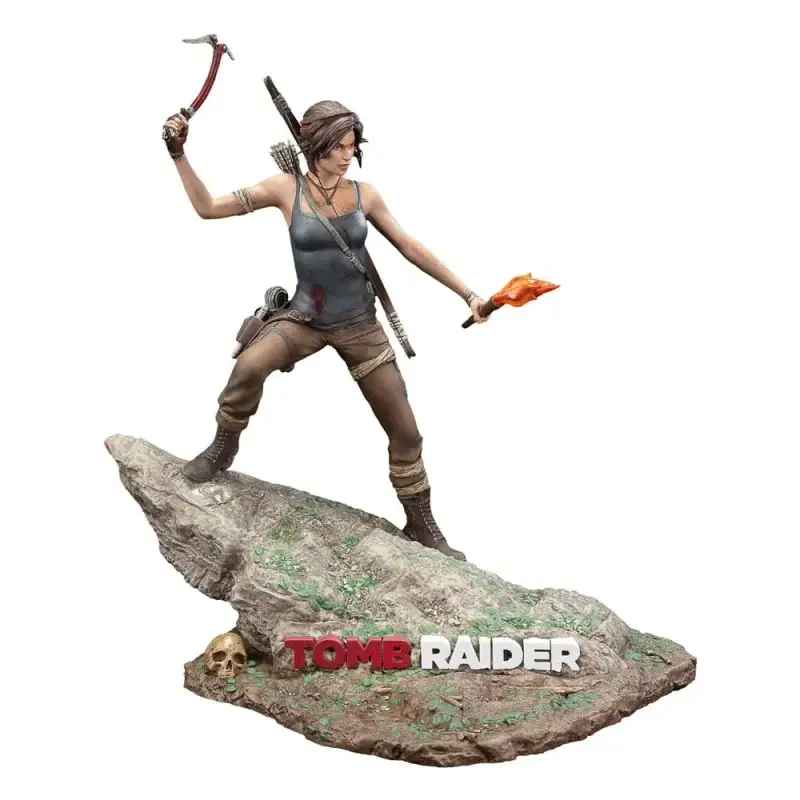 Dagaanbieding Tomb Raider PVC statuette Lara Croft Survivor Era 33 cm Figuurtje