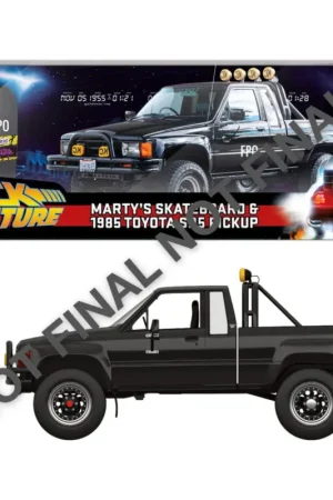 BACK TO THE FUTURE - Marty's Skateboard 1985 Toyota - 1:24 Figuurtje Nu Kopen