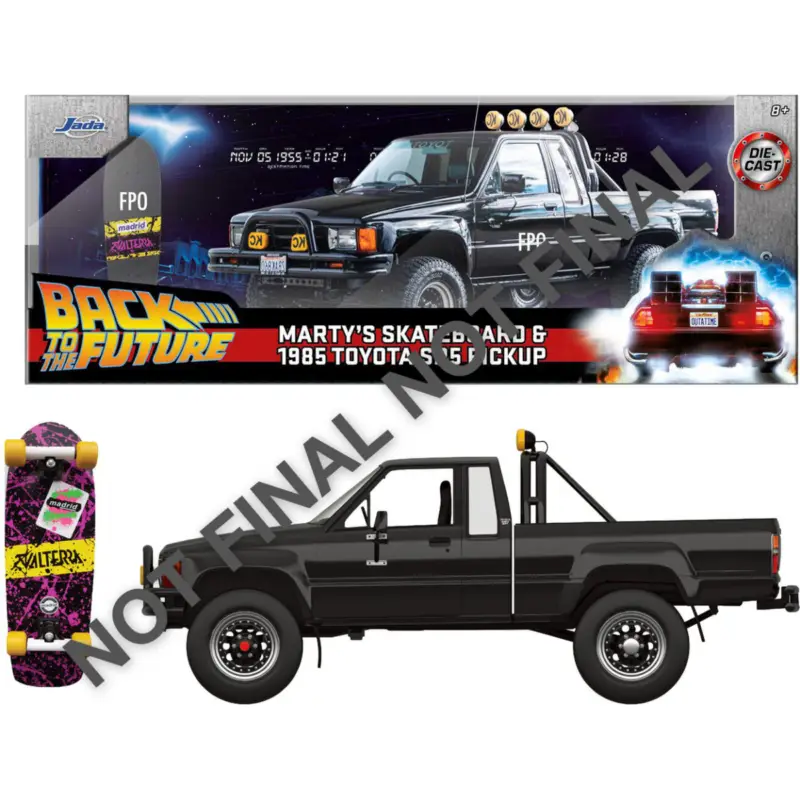 BACK TO THE FUTURE - Marty's Skateboard 1985 Toyota - 1:24 Figuurtje Nu Kopen