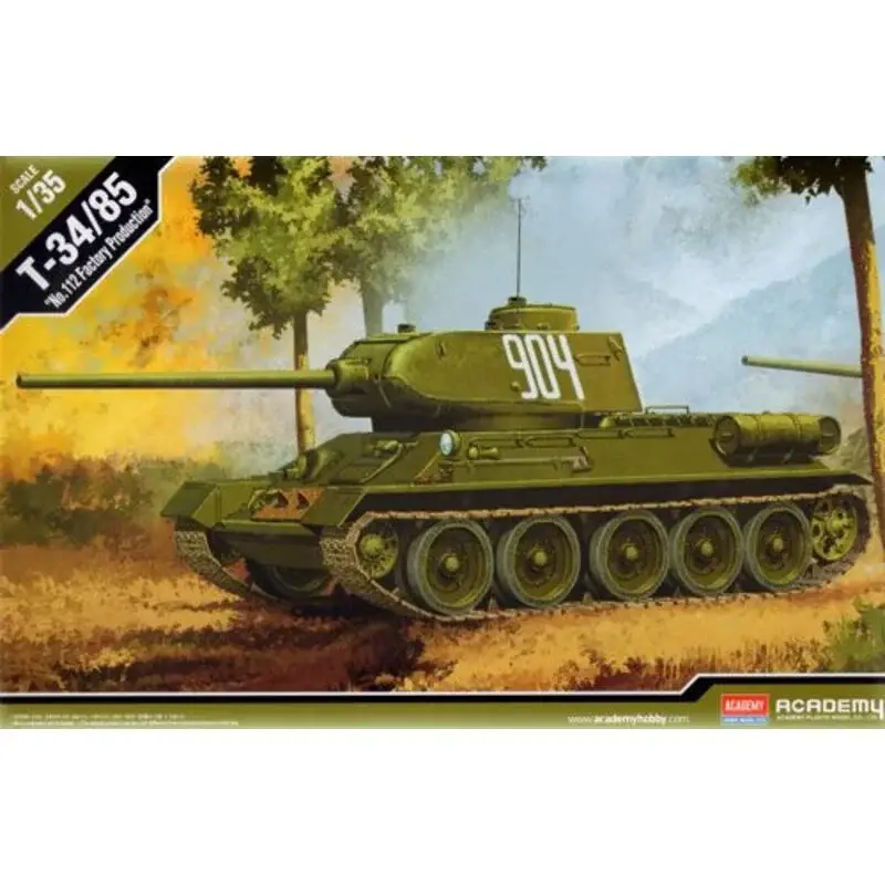 Hoge Kwaliteit Russische T-34/85 'No.112 Factory Production' Schaalmodel