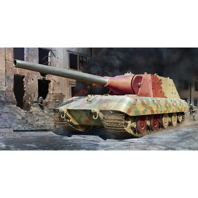 Direct Beschikbaar Stug E-100 Duitse late WWII prototype super zware tank Schaalmodel