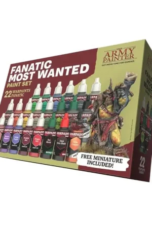 Army Painter - Warpaints Fanatic - Most Wanted Paint Set Acrylverf Laatste Versie