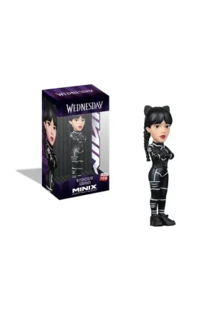 Merkproduct WEDNESDAY - Wednesday Addams as a cat - Minix Figure 12cm Figuurtje