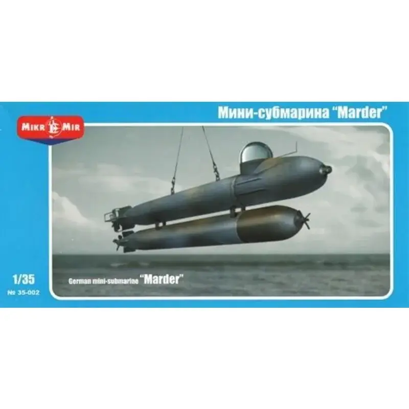 German mini-submarine ′Marder′ Schaalmodel Must-Have