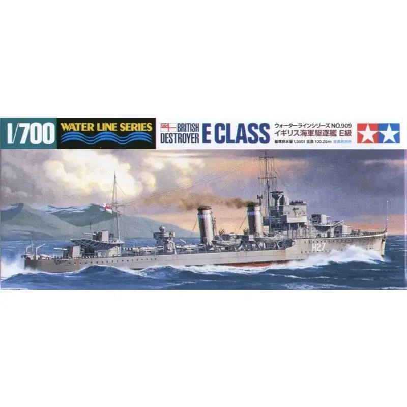Op = Op British E Class Destroyer Schaalmodel