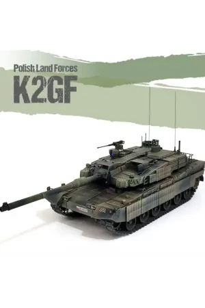 Hoge Kwaliteit Plastic model of Polish land forces K2GF tank 1:35 Schaalmodel