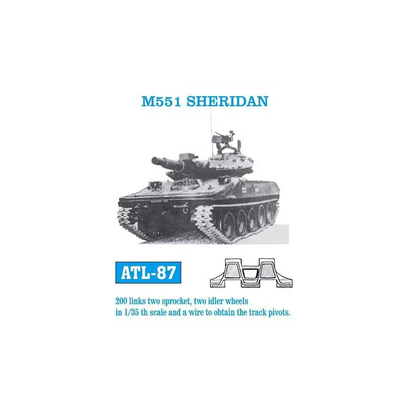 Track links m551 sheridan Snelle Levering