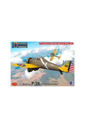 Snelle Levering Boeing P-26 Peashooter „pre war“ Schaalmodel