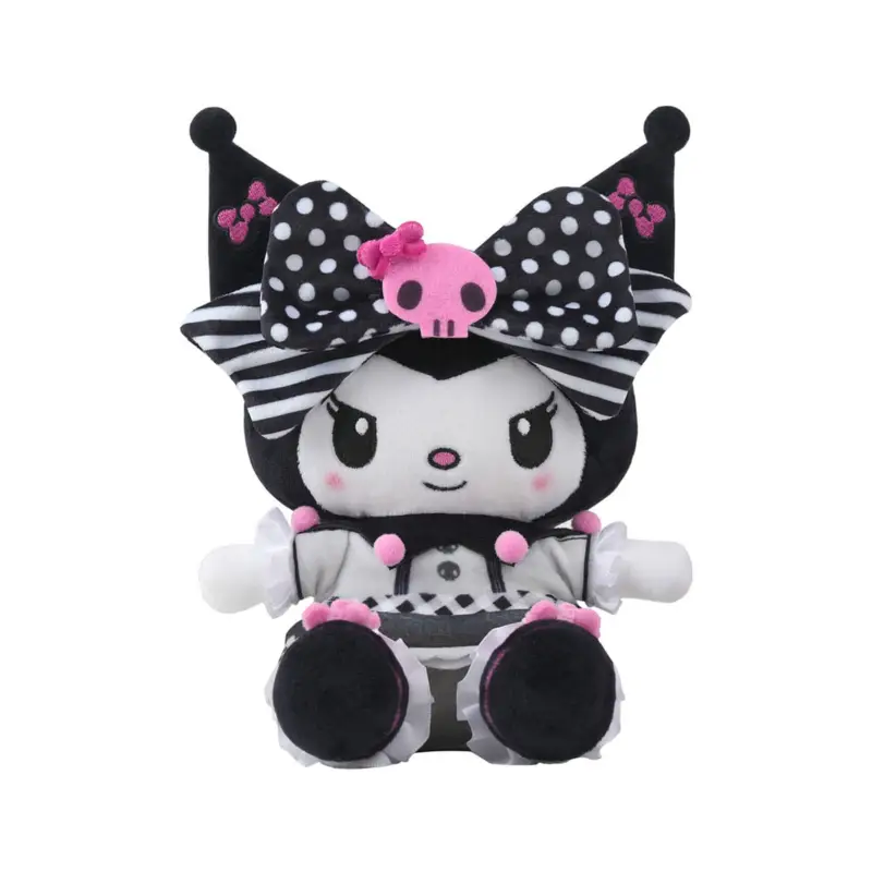Tijdelijk Beschikbaar Sanrio plush toy Pink Black Party Series Kuromi 22 cm