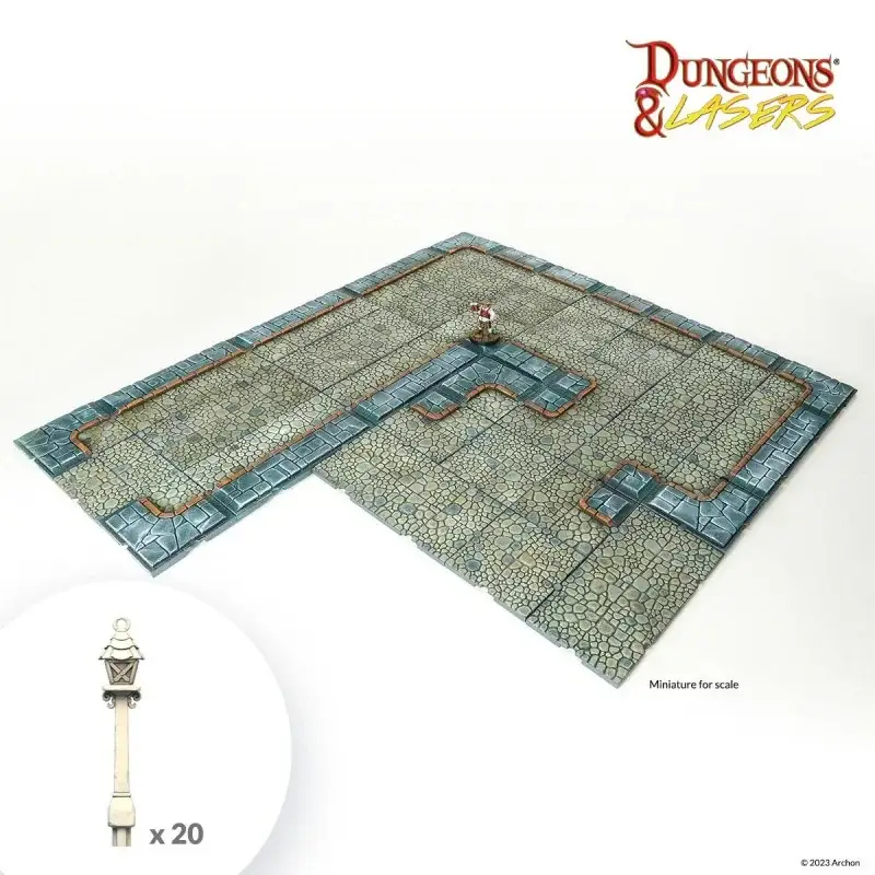 Beperkte Voorraad Dungeons & lasers - scenery - city streets Figuurtje