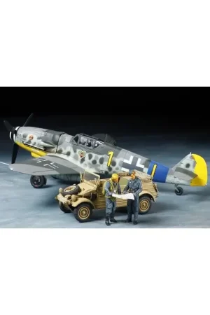 Messersch. Bf109G-6 & Kübelwagen Schaalmodel Populair