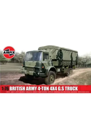 Airfix a02326a model british army 4-ton 4 x 4 g.s truck 1/76 Schaalmodel Favoriet