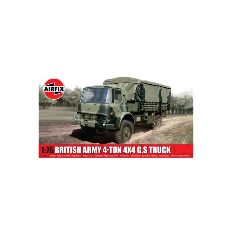 Airfix a02326a model british army 4-ton 4 x 4 g.s truck 1/76 Schaalmodel Favoriet
