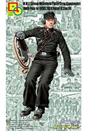 Weekendaanbieding WWII German Panzer Crew (Commander) [Multi-Pose]. Figuren