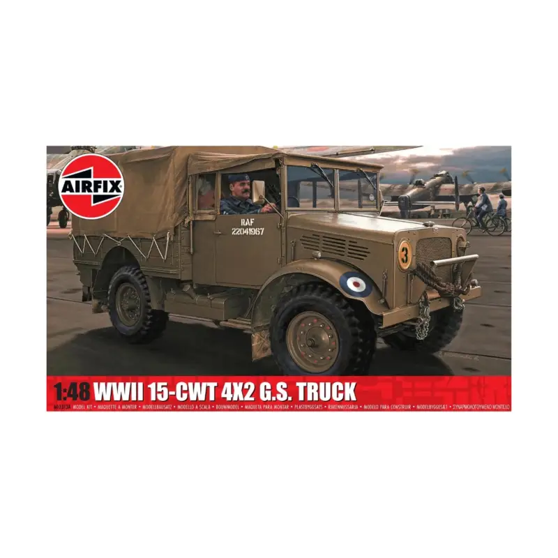Alleen Vandaag AIRFIX: 1/48; WWII RAF 15-cwt 4x2 GS Truck Schaalmodel
