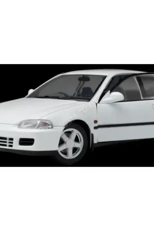 Snelle Levering Honda civic (eg6) 1991 white “frost white” Miniatuur