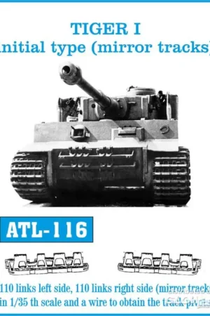 TIGER I initial type (mirror tracks) Accessoire Beperkte Voorraad