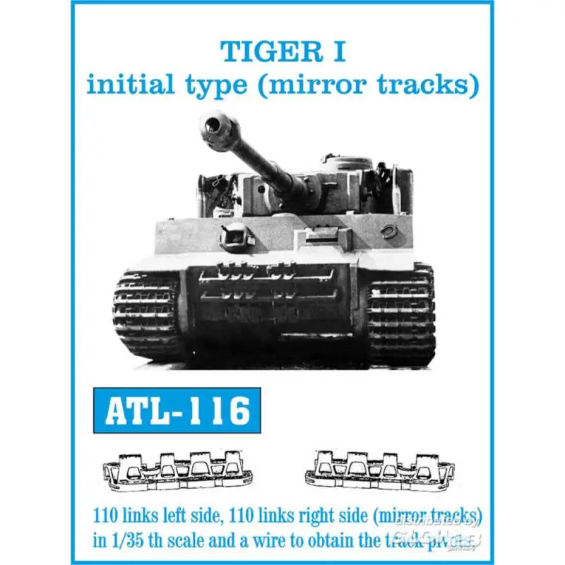TIGER I initial type (mirror tracks) Accessoire Beperkte Voorraad