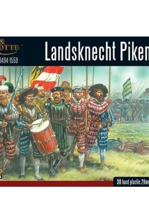 Landsknechts Pikemen Figuur spellet Merkproduct