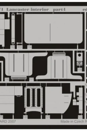 Shop Nu Avro Lancaster Mk.I/III interior PRE-PAINTED IN COLOUR! (toebehoren voor modelbouwsets van Tamiya)