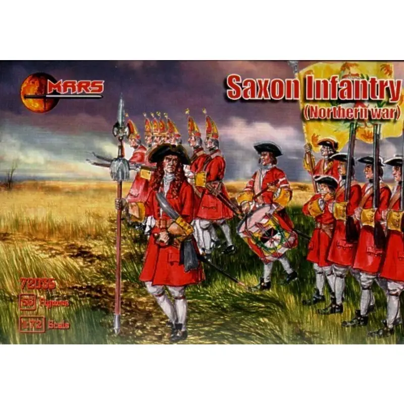 Bestseller Northern War Saxon infantry 56 figures Figuren