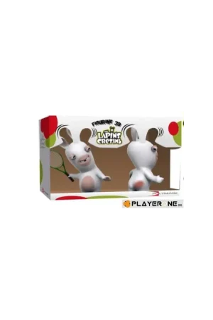 Gratis Retour RABBIDS - Dubbelpak tenniskonijn 3D-figuur (18 cm) Figuurtje