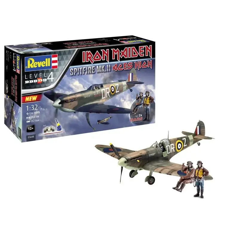Uitverkoop Spitfire Mk.V Iron Maiden Schaalmodel