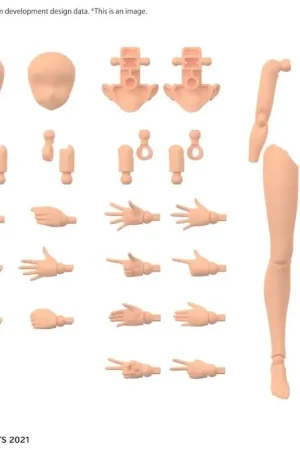 30ms op lichaamsdelen arm & been kleur c Action figure Beperkt Aanbod