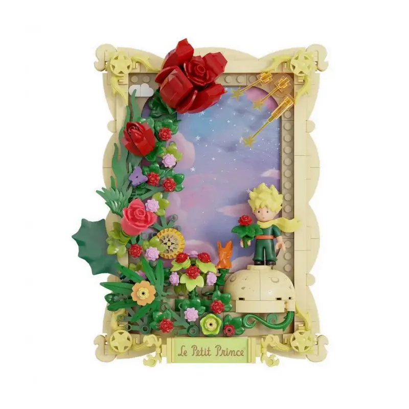 The Little Prince Pantasy The Rose 3D Portrait 31cm Building Set Koop Online